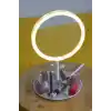 Led Işıklı Yuvarlak Makyaj Aynası Şarj edilebilir 3 Farklı Renk