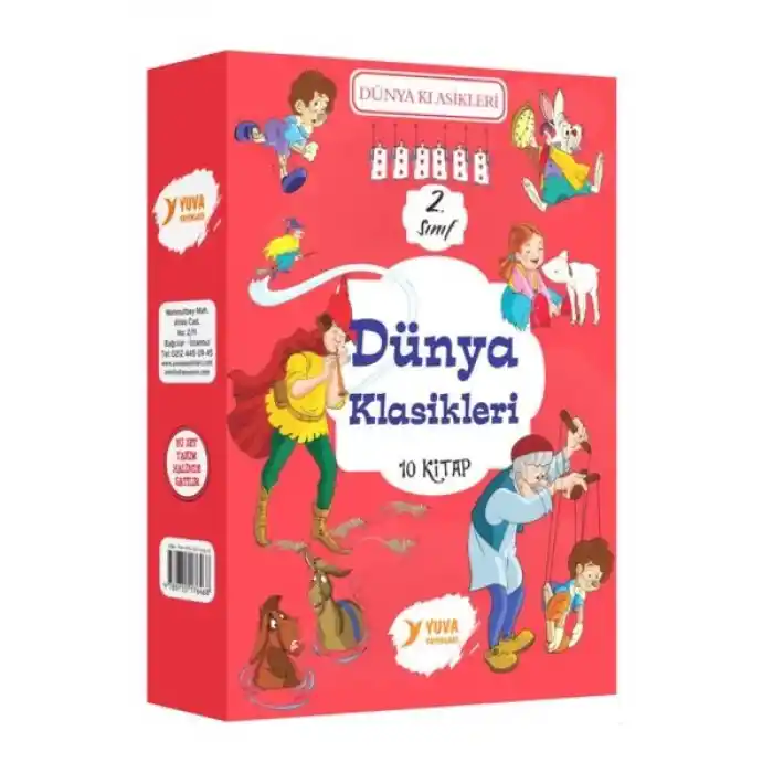 2. Sınıf Dünya Klasikleri - 10 Kitap Takım