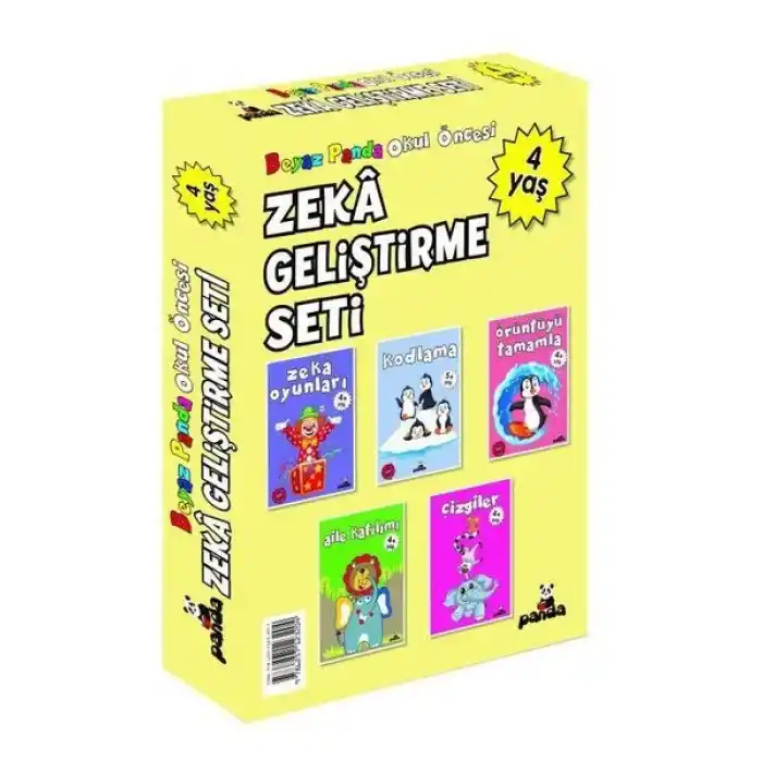 4 Yaş Zeka Geliştirme Seti - 5 Kitap Takım