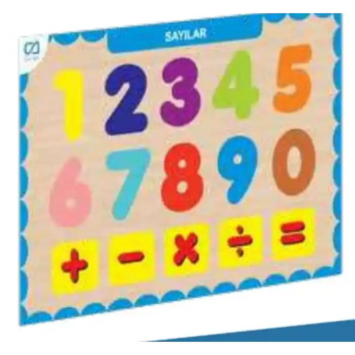 Ahşap Sayılar Eğitici Set