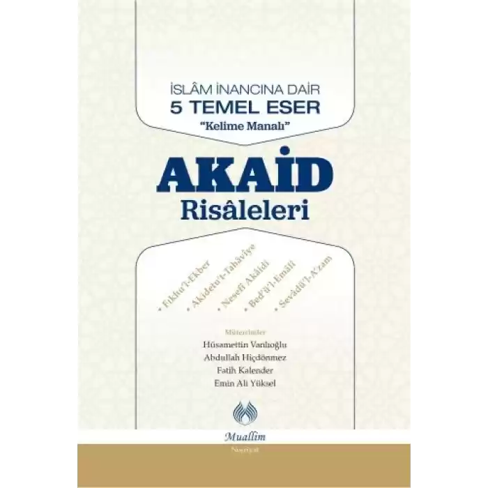 Akaid Risaleleri (Ciltli)