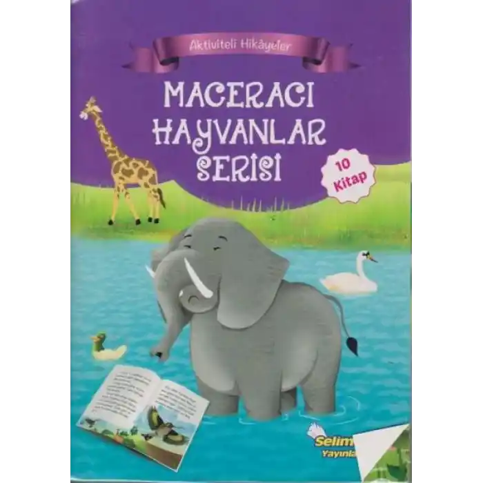 Aktiviteli Hikayeler - Maceracı Hayvanlar Serisi 10 Kitap