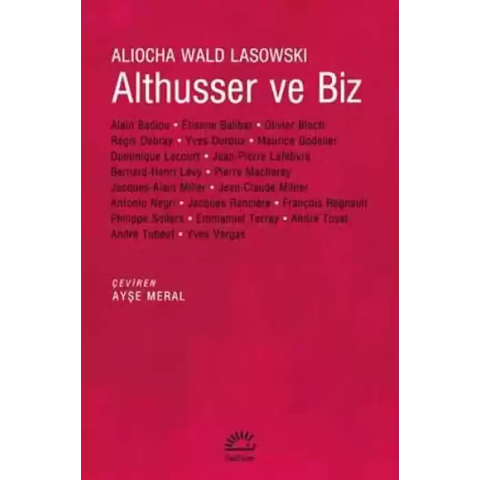 Althusser ve Biz