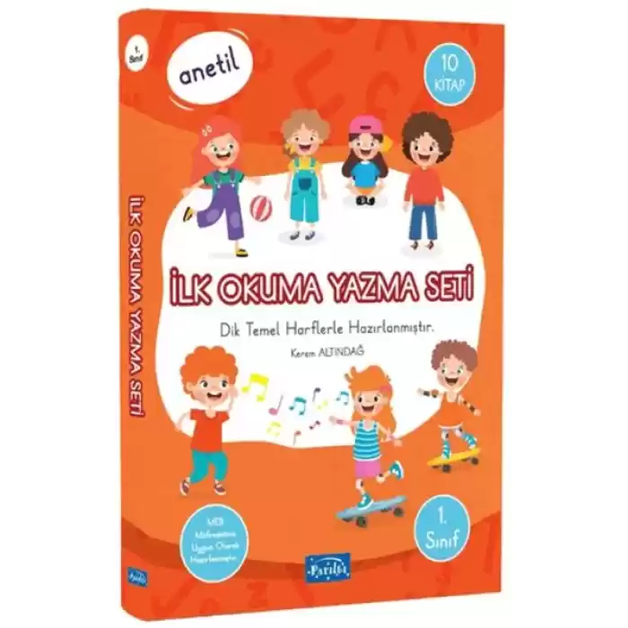 Anetil - İlk Okuma Yazma Seti 10 Kitap Set