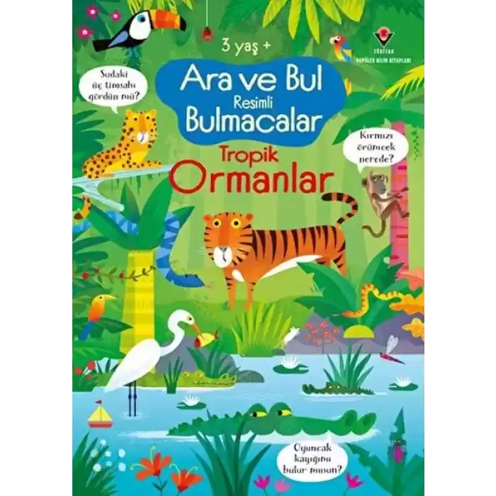 Ara ve Bul Resimli Bulmacalar Tropik Ormanlar
