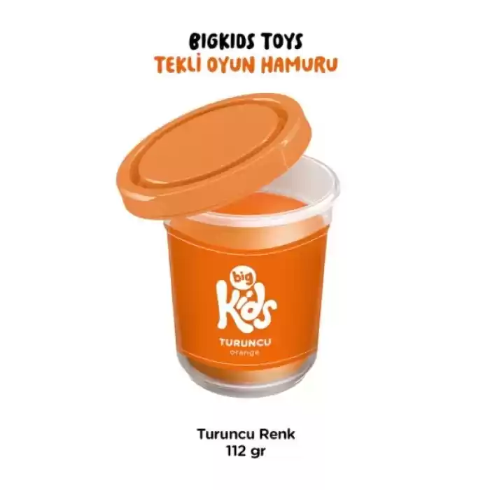 Bigkids Toys / Turuncu - 12li Oyun Hamuru (112 Gr)