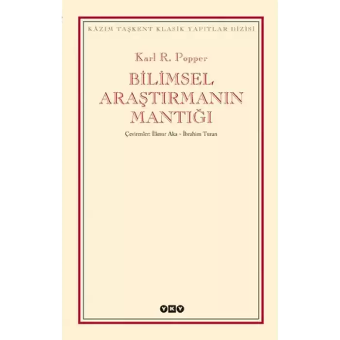 Bilimsel Araştırmanın Mantığı