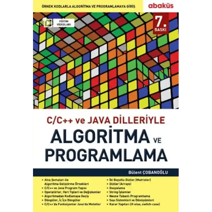 C C++ ve Java Dilleriyle Algoritma ve Programlama