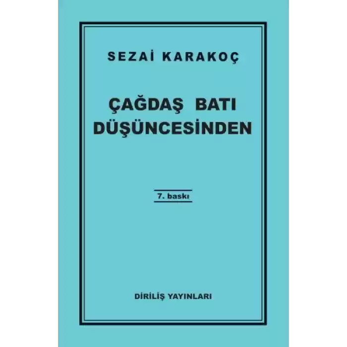 Çağdaş Batı Düşüncesinden