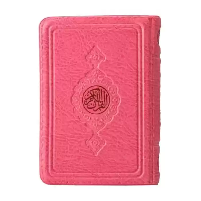 Cep Boy Kuran-ı Kerim (Pembe, Kılıflı, Mühürlü)