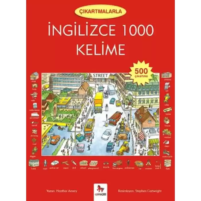 Çıkartmalarla İngilizce 1000 Kelime (500 Çıkartma)