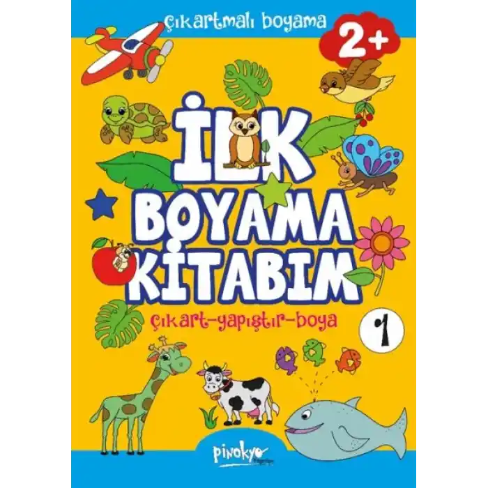 Çıkartmalı İlk Boyama Kitabım 2+ Yaş-1