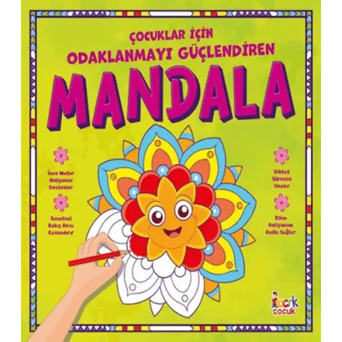 Çocuklar İçin Odaklanmayı Güçlendiren Mandala