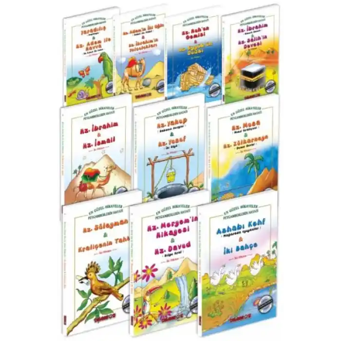 Çocuklar İçin Peygamberlerin Hayatı 10 Kitap Set