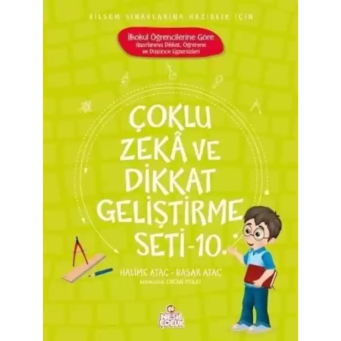 Çoklu Zeka ve Dikkat Geliştirme Seti (10 Kitap)