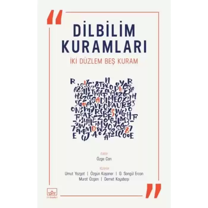 Dilbilim Kuramları - İki Düzlem Beş Kuram