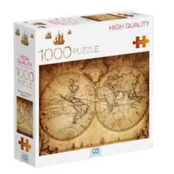 Dünya Haritası Puzzle 1000