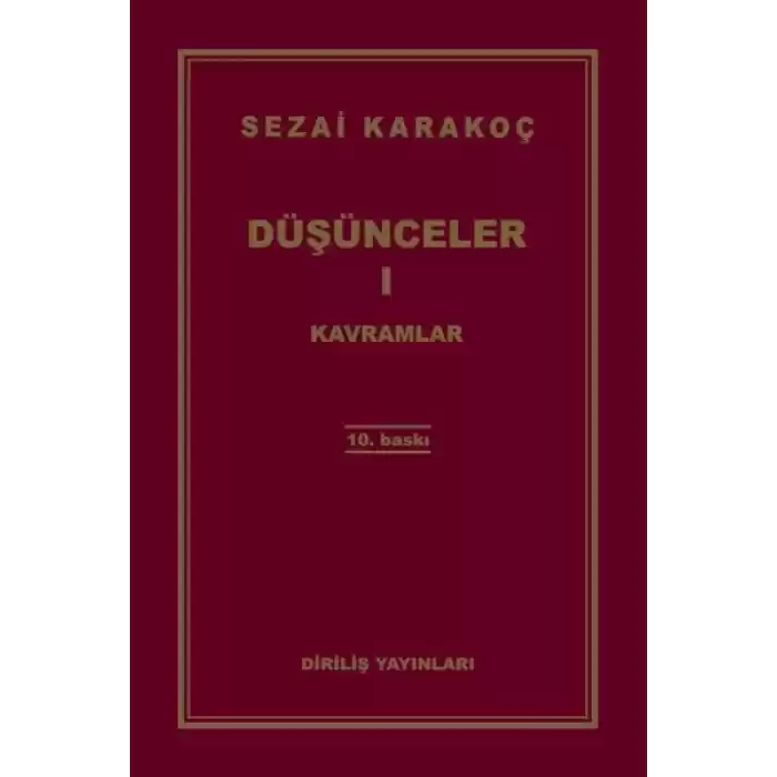Düşünceler 1 - Kavramlar