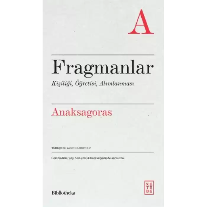 Fragmanlar Kişiliği, Öğretisi, Alımlanması