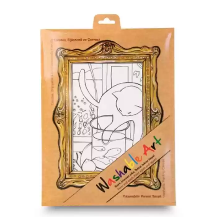 Funny Mat - Henrı Matısse The Cat Wıth Red Fısh 25 X 35 Cm