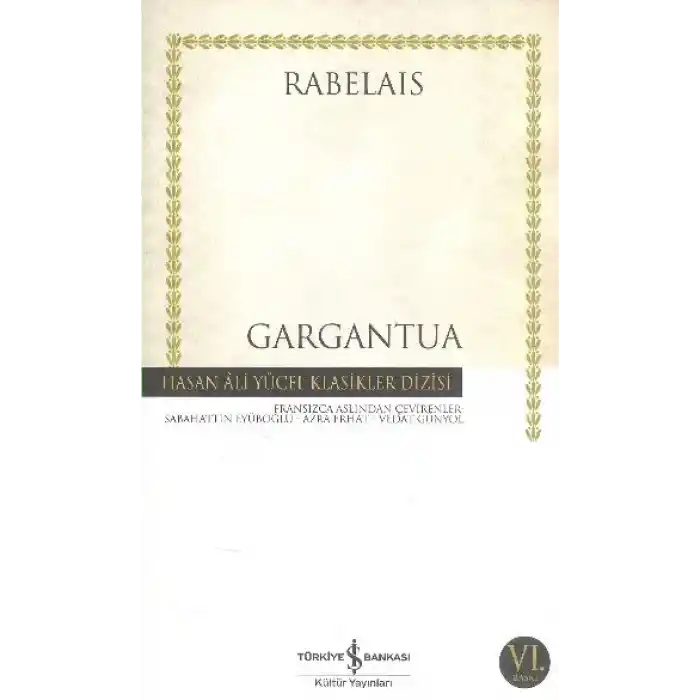 Gargantua - Hasan Ali Yücel Klasikleri