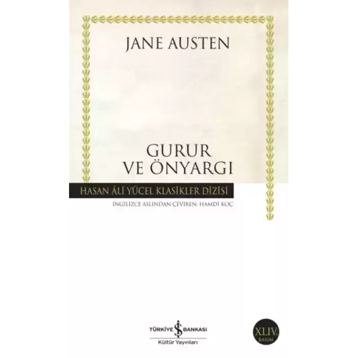 Gurur ve Önyargı - Hasan Ali Yücel Klasikleri