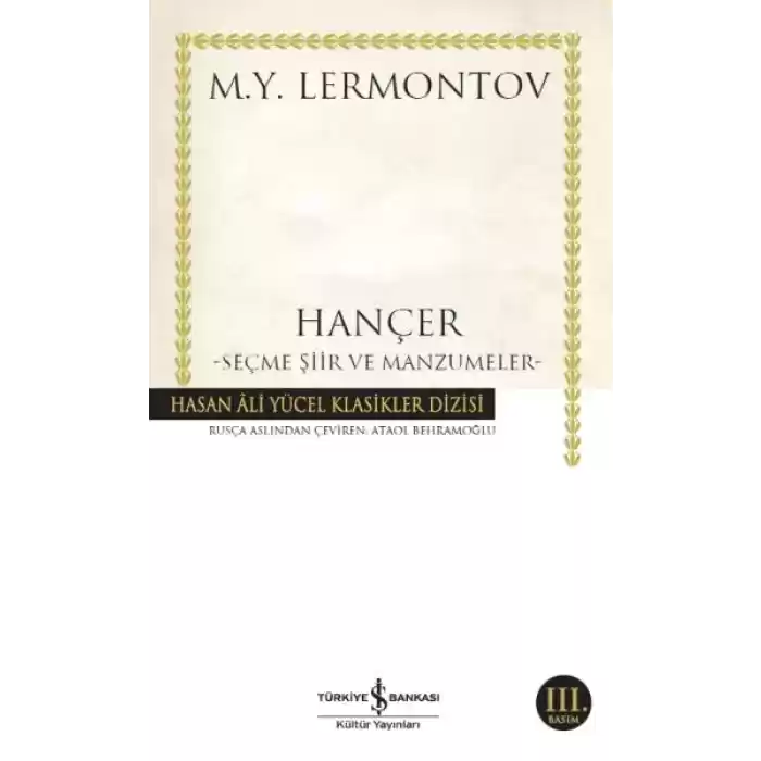Hançer - Hasan Ali Yücel Klasikleri