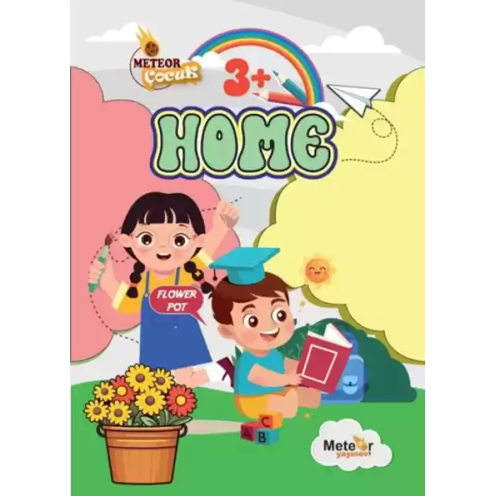 Homes (Ev Bölümleri) Türkçe – İngilizce Boyama Kitabı