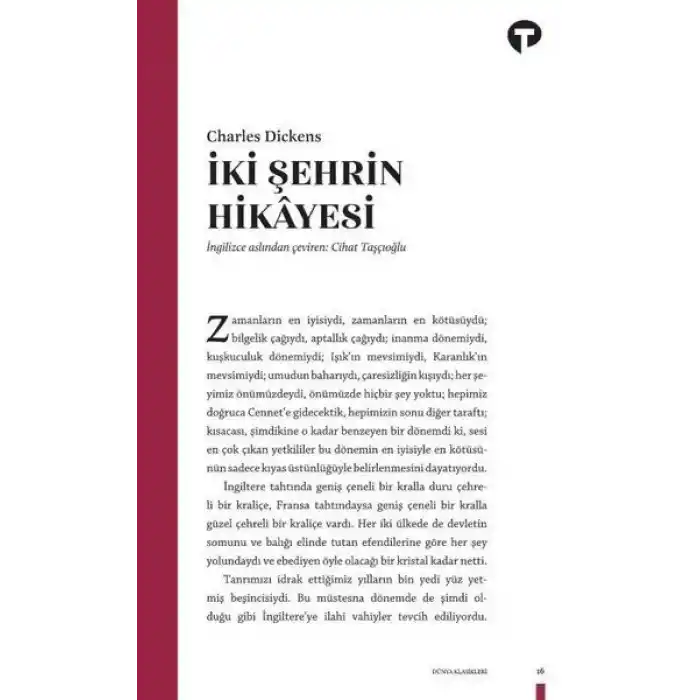 İki Şehrin Hikayesi