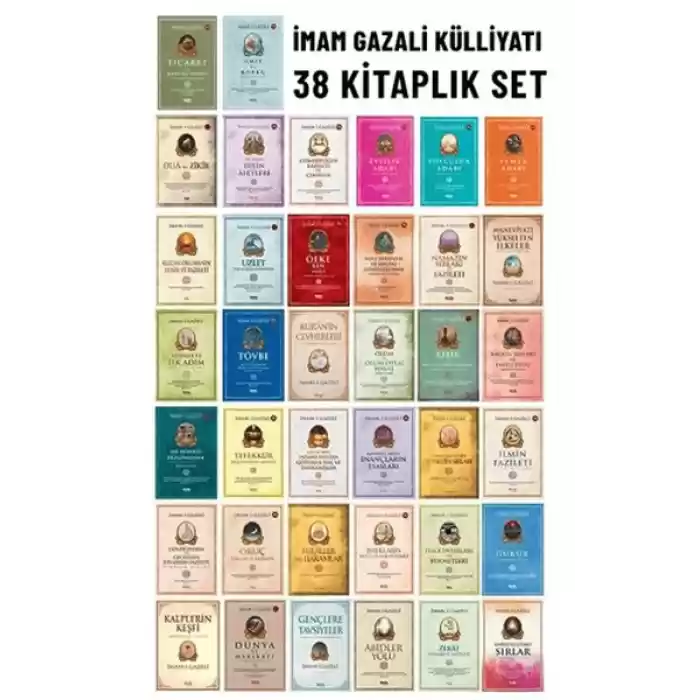 İmam-ı Gazali Külliyatı - 38 Kitap Seti