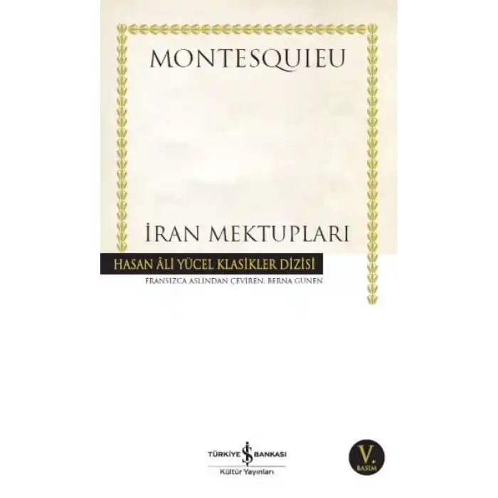 İran Mektupları - Hasan Ali Yücel Klasikleri