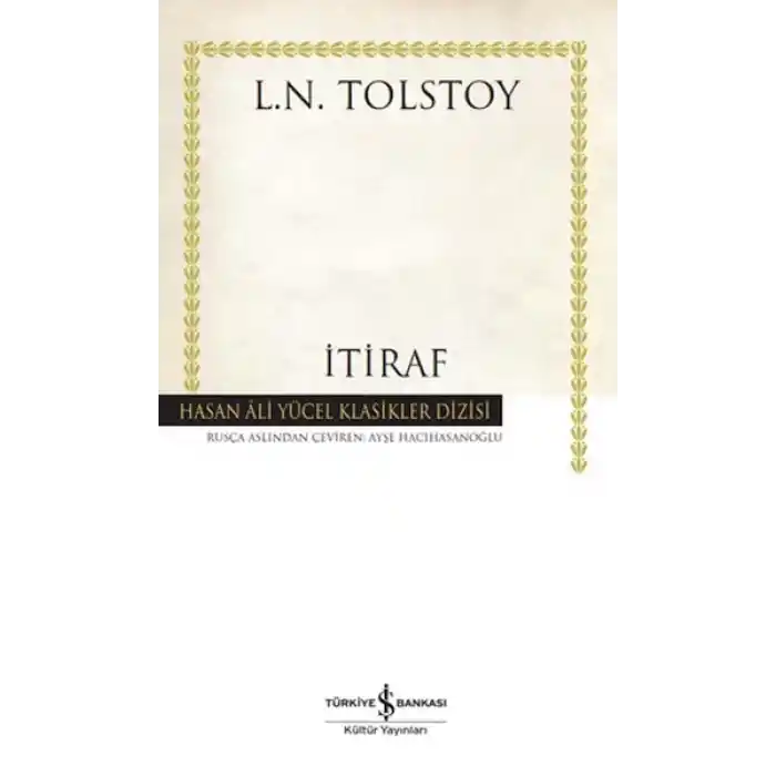İtiraf - Hasan Ali Yücel Klasikleri