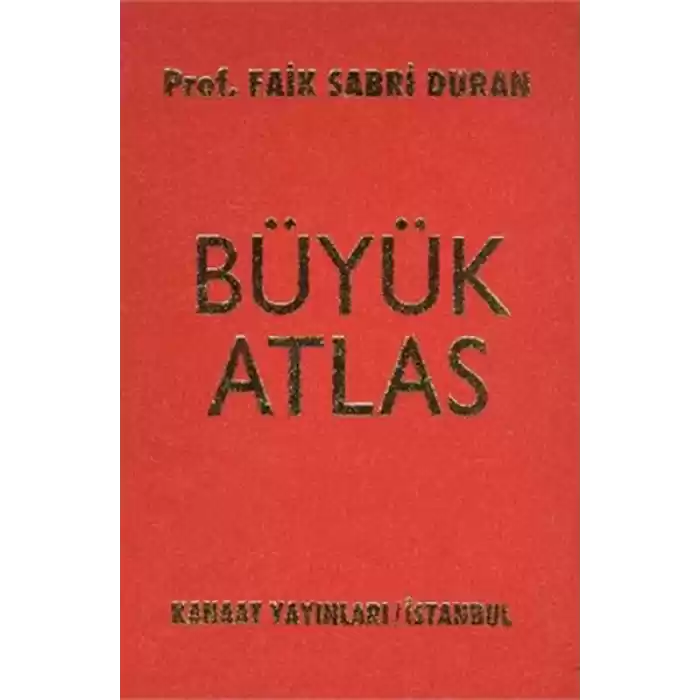 Kanaat Büyük Atlas (Ciltli)