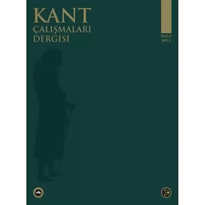 Kant Çalışmaları Dergisi Sayı 2