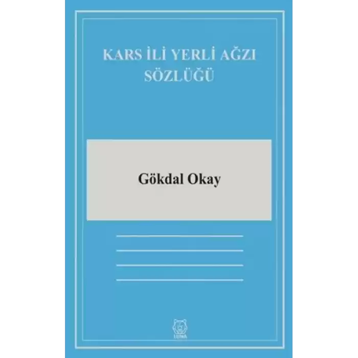Kars İli Yerli Ağzı Sözlüğü