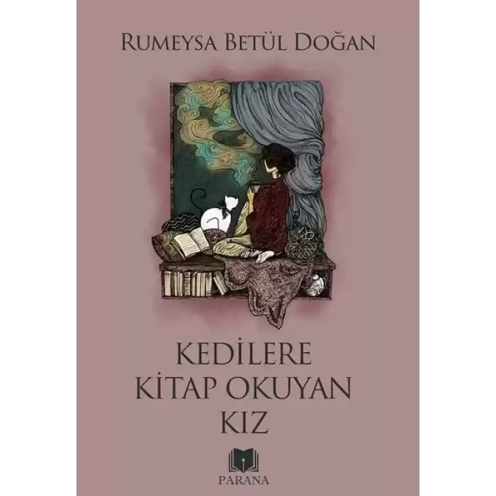 Kedilere Kitap Okuyan Kız