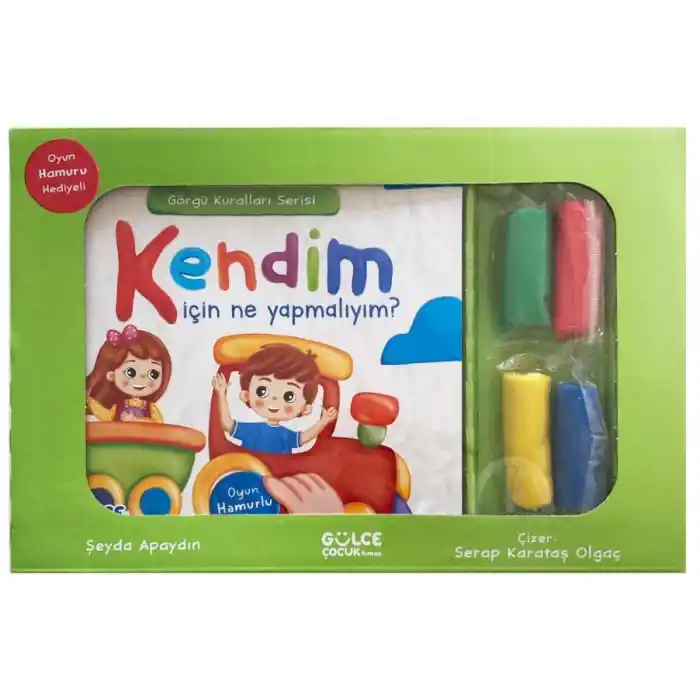 Kendim İçin Ne Yapmalıyım? - Görgü Kuralları Serisi - Oyun Hamurlu Kitap Seti
