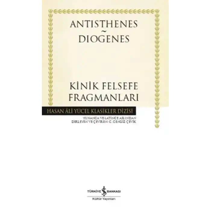 Kinik Felsefe Fragmanları - Hasan Ali Yücel Klasikleri
