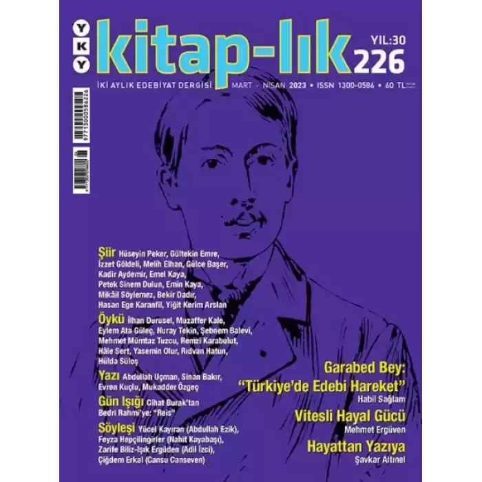 Kitap-lık Sayı 226 - Garabed Bey ve “Türkiye’de Edebi Hareket”