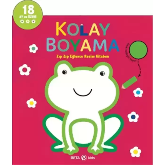 Kolay Boyama Zıp Zıp Eğlence Resim Kitabım