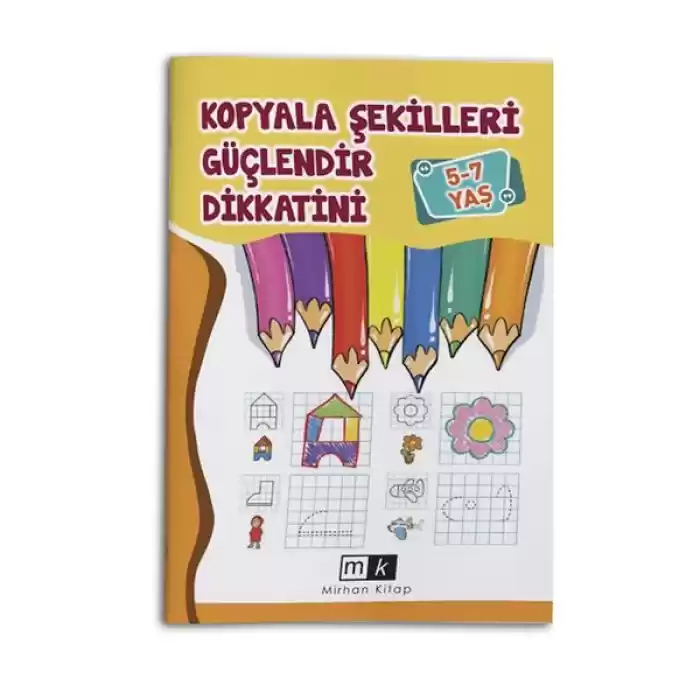 Kopyala Şekilleri Güçlendir Dikkatini 5-7 Yaş
