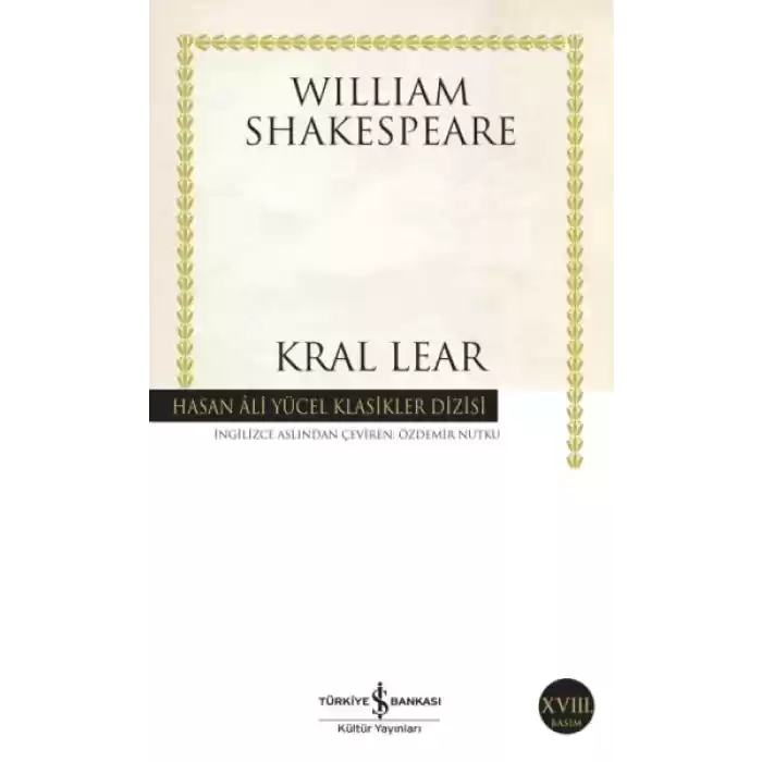 Kral Lear - Hasan Ali Yücel Klasikleri