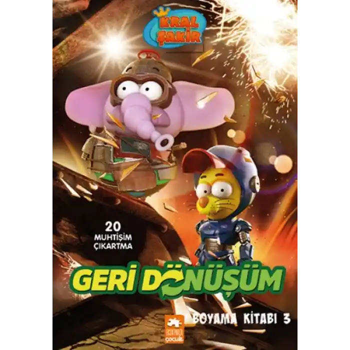 Kral Şakir Geridönüşüm Boyama Kitabı 3
