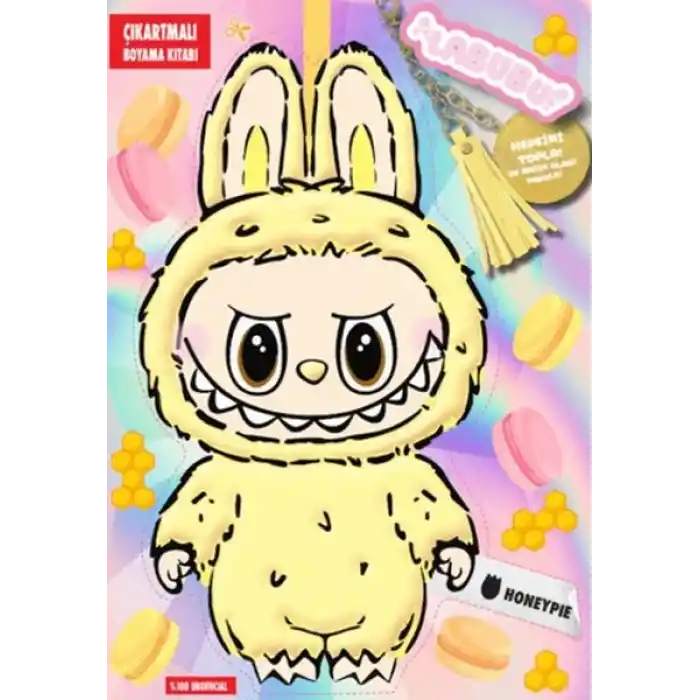Labubu Honeypie Çılgın Koleksiyon – Çıkartmalı Boyama Kitabı