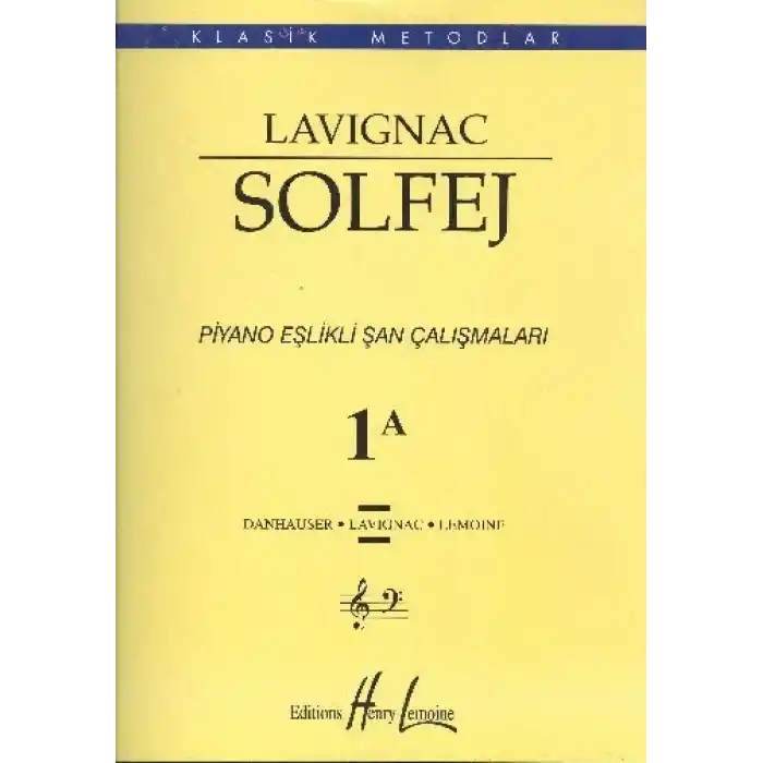 Lavignac 1A - Solfej Piyano Eşlikli Şan Çalışmaları