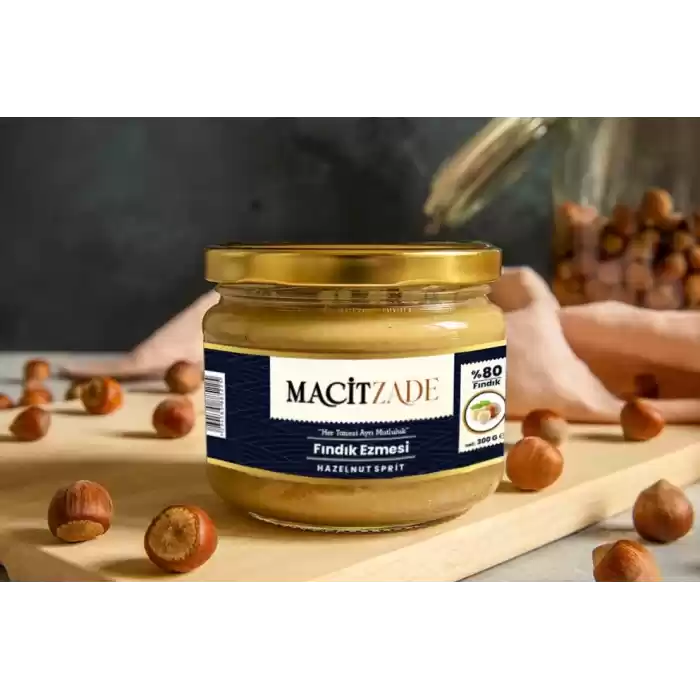 Macitzade 280 gr Fındık Ezmesi 3lü Gold Paket (%80 FINDIK) 840 gr