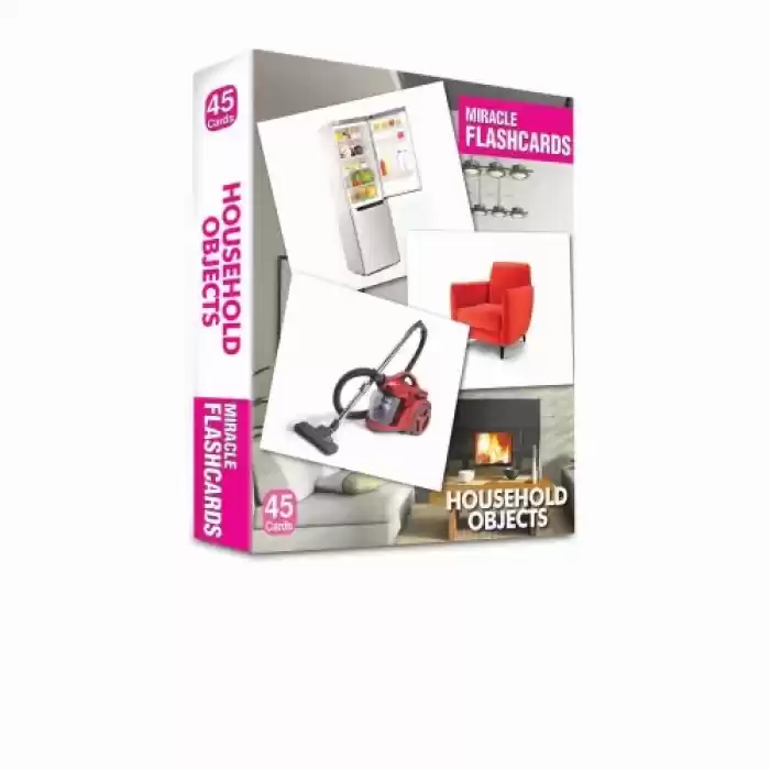 Miracle Flashcards Household Objects (45 Cards)