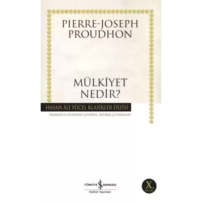 Mülkiyet Nedir - Hasan Ali Yücel Klasikleri