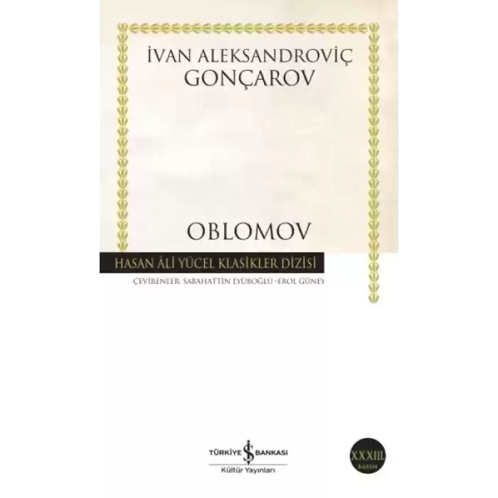 Oblomov - Hasan Ali Yücel Klasikleri
