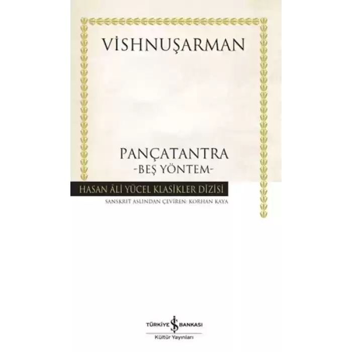Pançatantra –Beş Yöntem- Hasan Ali Yücel Klasikleri (Ciltli)